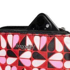 On the Go Daily RFID Pouch - Geo Heart